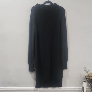 Elegant Black Long Sleeve Dress